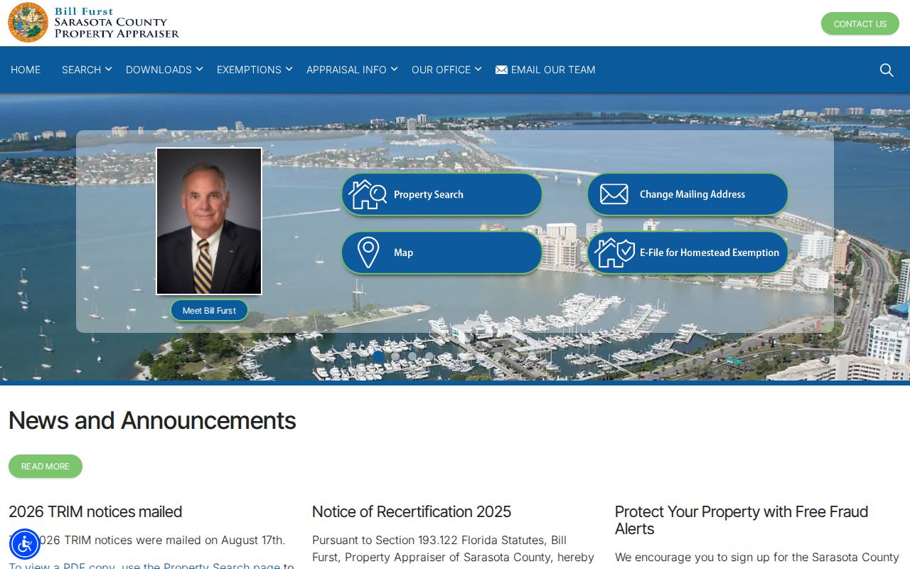 Sarasota neighbors property appraiser and parcel search hub