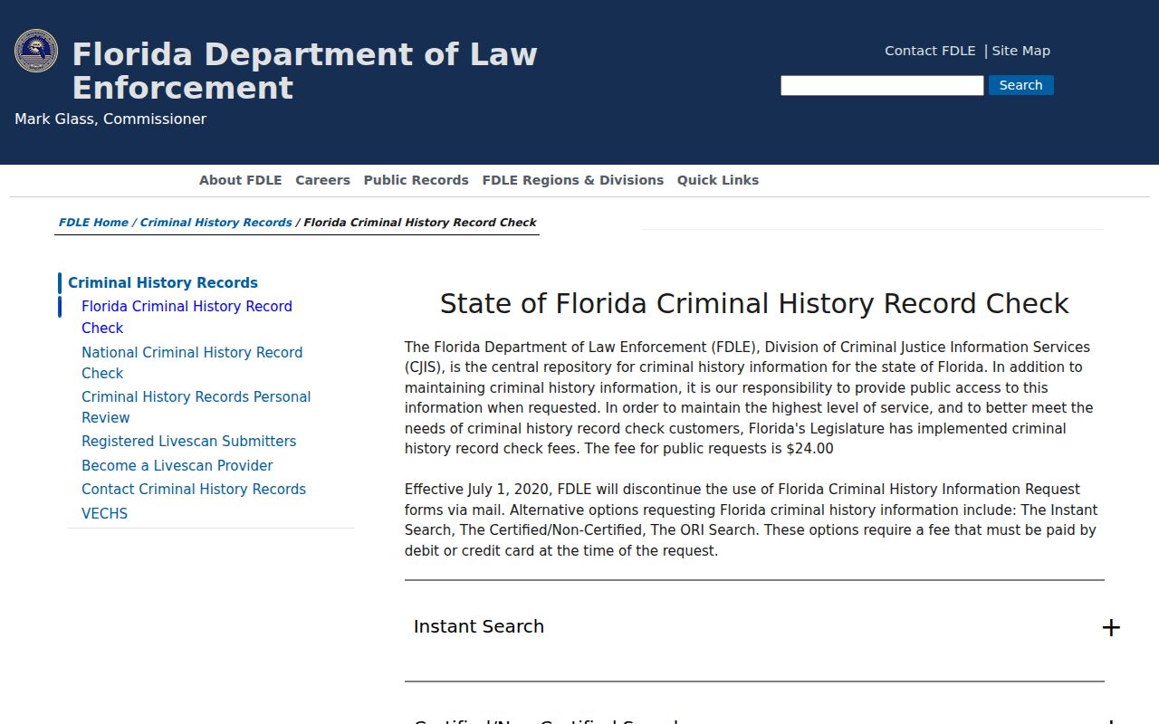 Sarasota resident lookup with Florida official record check options